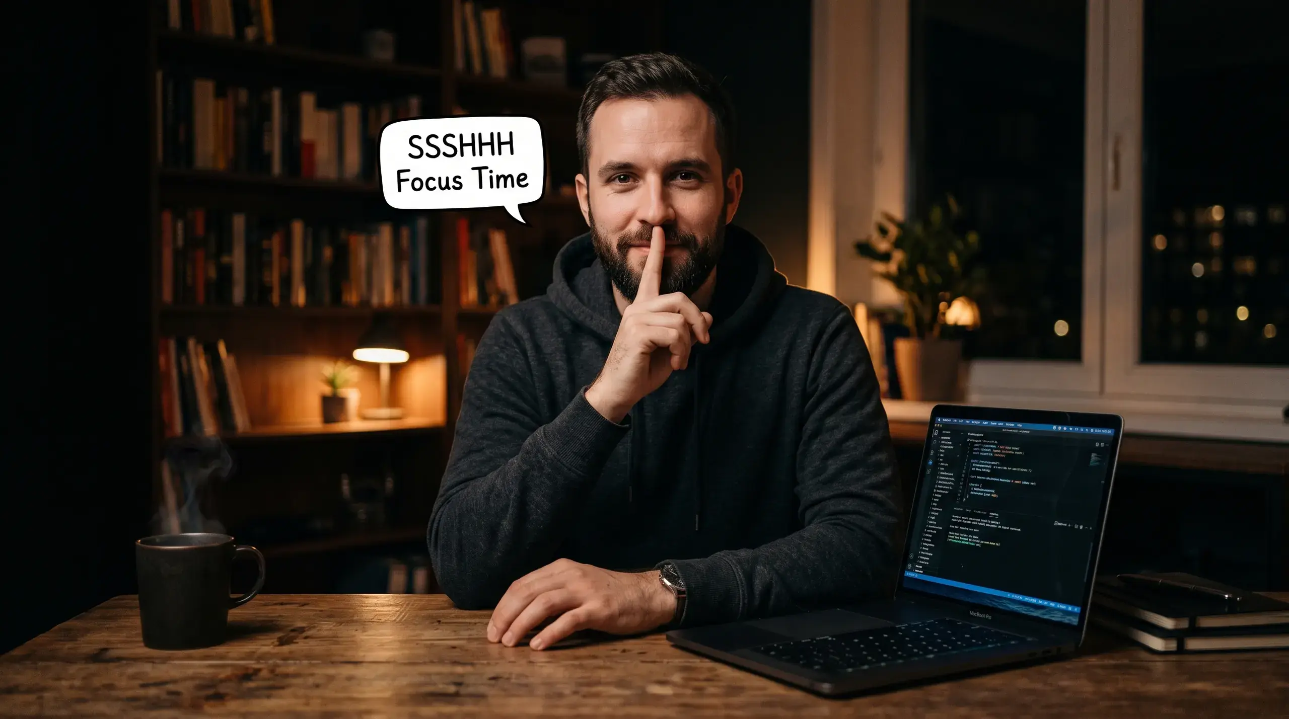 Bitte nicht stören, Focus Time läuft
